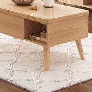 Picture of Splash Natural Wood Coffee Table – With Storage & Drawers