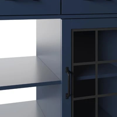 Plippi Wood Rolling Kitchen Cart