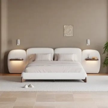 Picture of Serenity Upholstered Bed – Modern Comfort & Style