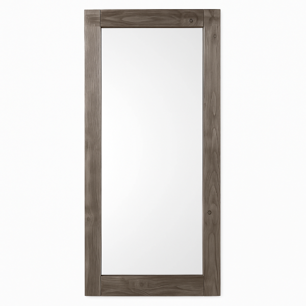 صورة ڤانتا مرآة ستاند كاملة الطول - إطار من الخشب الطبيعي