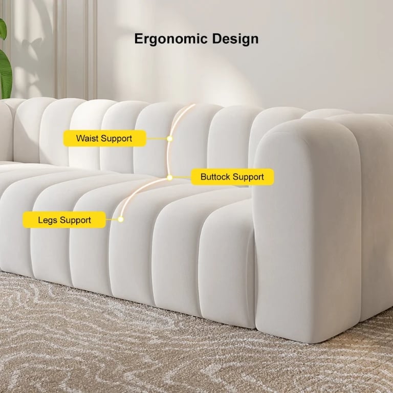 Picture of Della Sofa – Natural Wood