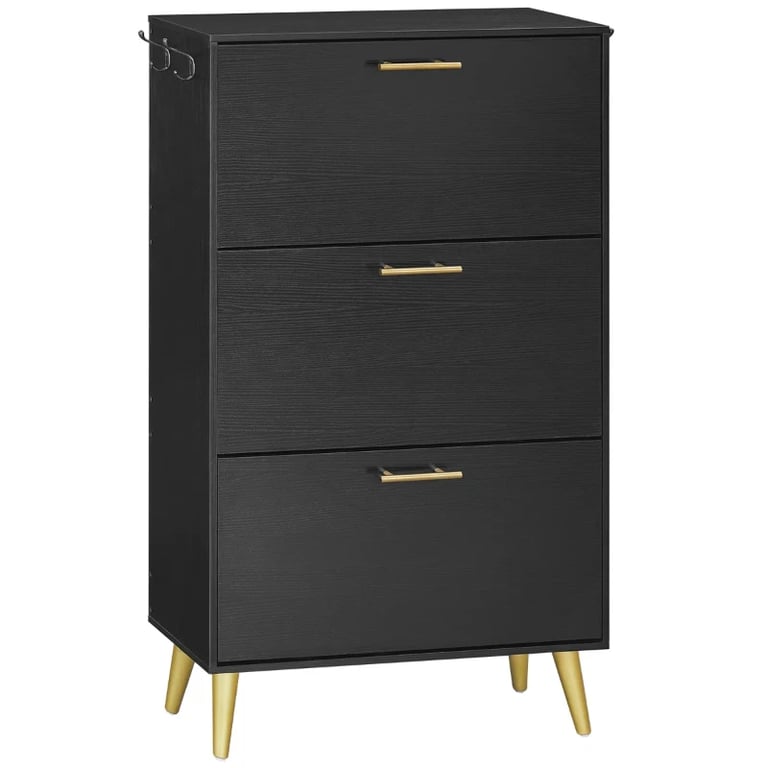 Noastra - Modern Natural Wood Shoe Cabinet