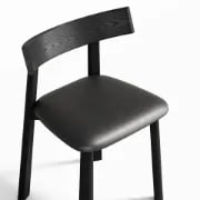 Picture of Kairo Noir Dining Chair – Painted Elegance in Natural Wood