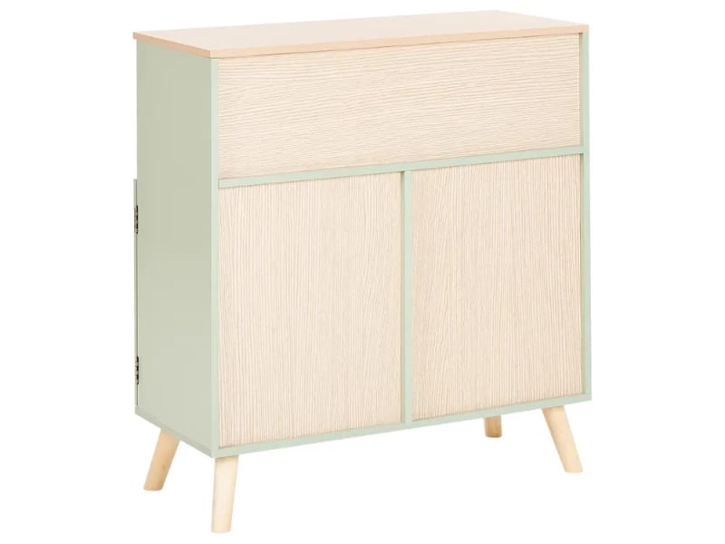 LuneBox Kids Natural wood Cabinet.