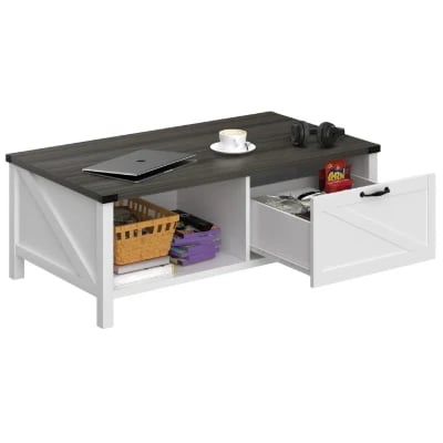 Learoy 4 Legs Coffee Table With Storage