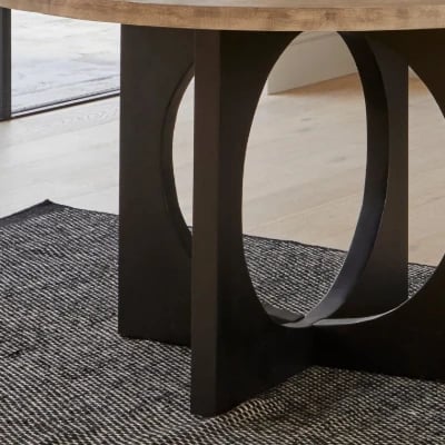 Picture of Maven Round Dining Table – Natural Wood