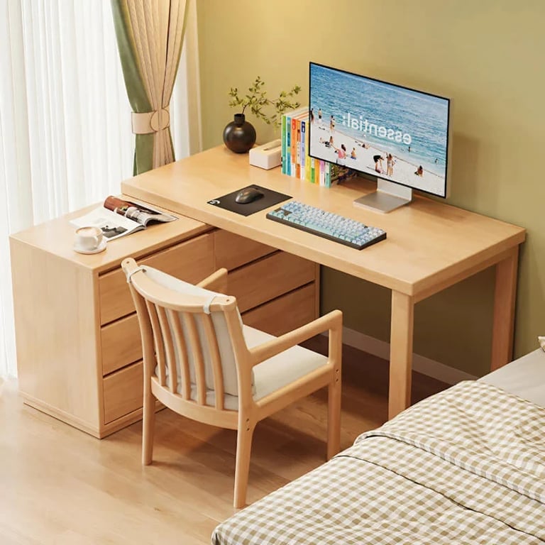 Éluré Desk -Natural wood.