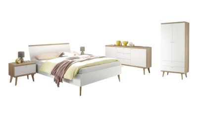 Picture of Norda Bedroom Set 4 Piece - Natural Wood
