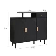 Noirette – Luxury Modern Natural Wood Shoe Cabinet