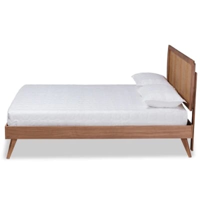 Picture of Kaïla Natural Wood Bed – Modern Design