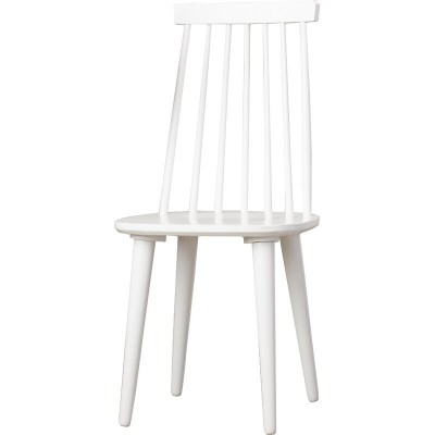 Biry Solid Wood Slat Back Arm Chair