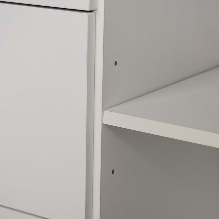 Bilo Kitchen Storage Cabinet – Natural Wood with Smart Organization