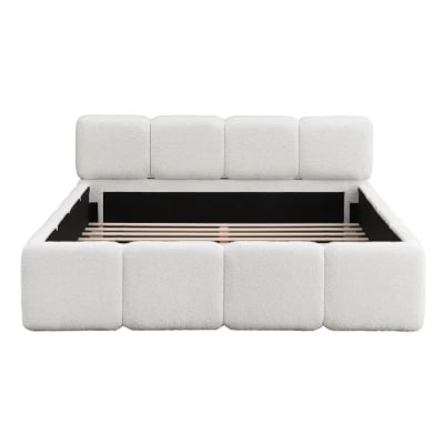 Blocca – Upholstered Bed with Low-Profile Design