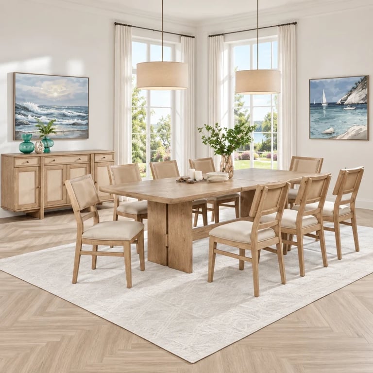 Kailani Extendable Rectangular Dining Set