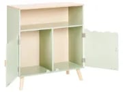 LuneBox Kids Natural wood Cabinet.