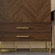 صورة دولاب أنيق خشب طبيعي -جوتشي