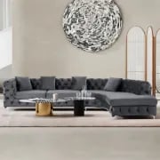 Picture of Montero Curved Sectional -Natural Wood
