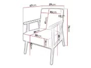 Picture of Lutchi Natural Wood Chair – Simple Elegance