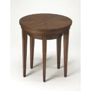 صورة طاولات جانبية خشب طبيعي أوروفينو - قطعتين