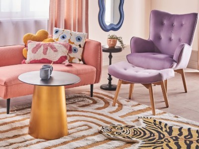 Picture of Montana Armchair Set – Natural Wood Armchair with Matching Footrest