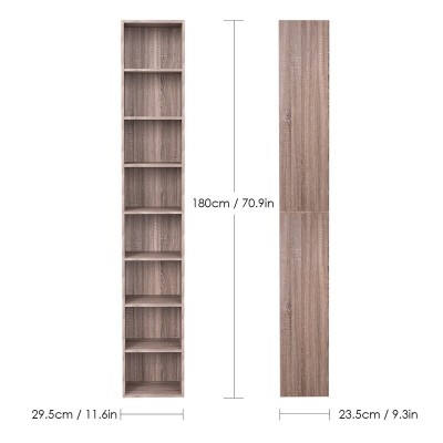 Leonardo Wood Standard Bookcase
