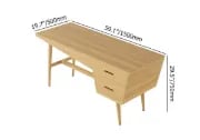 Picture of Sereni – Natural Wood Desk with 2 Drawers