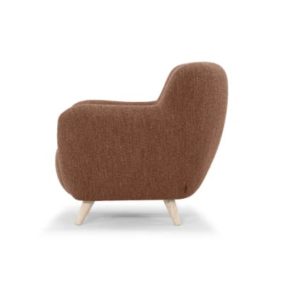 صورة كرسي لوڤيا المُدمج – خشب طبيعي بانحناءات ناعمة