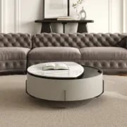 Picture of Mavero Natural Wood  Marble Lift Coffee Table – Smart Design