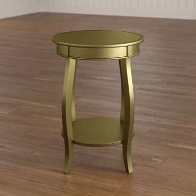 صورة طاوله جانبيه خشب طبيعي -شارمنج