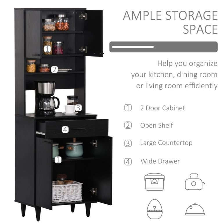 Madia – A natural wood kitchen cabinet with a luxurious modern design