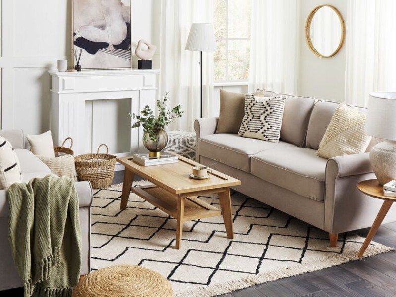 Picture of Tavira Rustic Coffee Table – Natural Wood with Timeless Charm