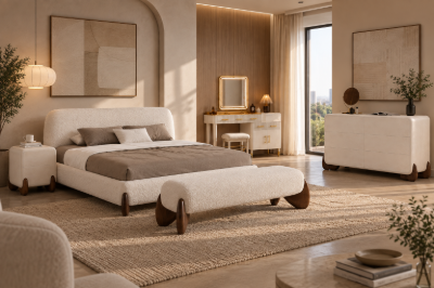 Leve Bedroom Set – Modern Curved Design