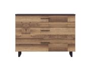 Picture of Loftline Natural Wood Bedroom Set – Floating Nightstands