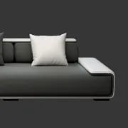 Picture of Lunvia Convertible Sleeper Sofa – L-Shaped Modular Design