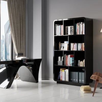 Picture of Picanto Bookcase with 4 Shelves - Natural Wood