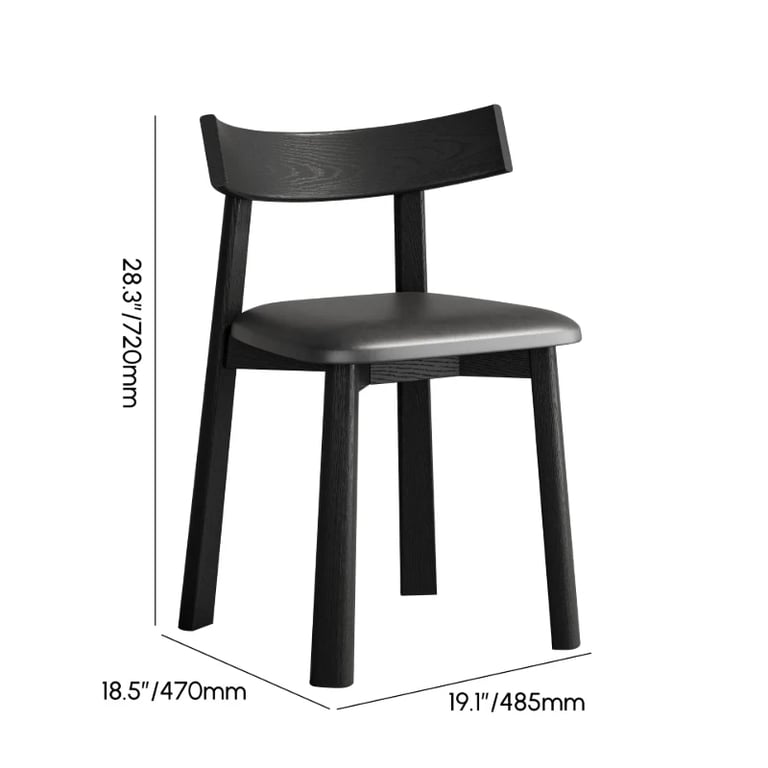 Picture of Kairo Noir Dining Chair – Painted Elegance in Natural Wood