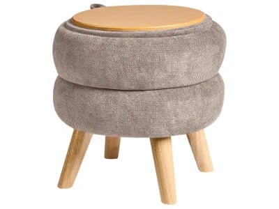 Picture of Ottoman Cocoon - Natural wood