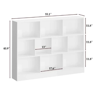 Binegar – Wide Natural Wood Display & Storage Unit