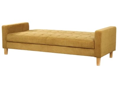 Mirelle – Modern Convertible Sofa with Natural Wood Frame