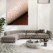 Picture of Montero Curved Sectional -Natural Wood
