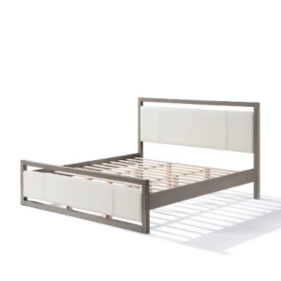 Picture of Elandor Natural Wood King Size Bed