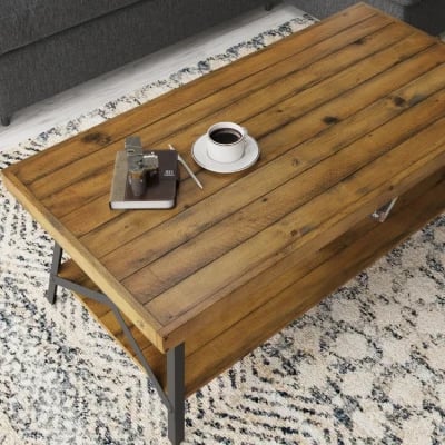 Laguna Solid Wood Coffee Table with Storage