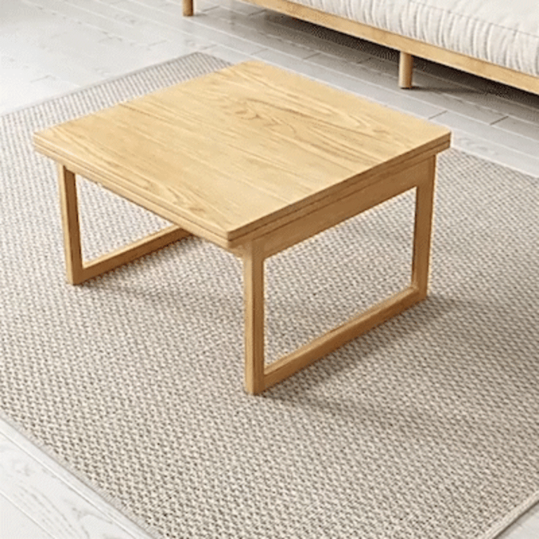 صورة زانتا طاولة قهوة خشب طبيعي متعددة الاستخدام