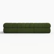Picture of Verde Sectional Sofa –  Tufted Upholstery & Natural Wood Base