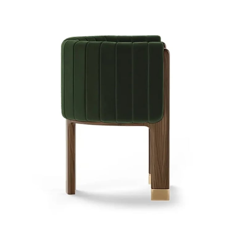 Picture of Arlin Modern Accent Chair – Natural Wood  & Steel Accents