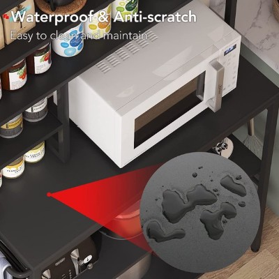 Tribesigns Baker's Rack, Kitchen Microwave Stand with Storage Shelves