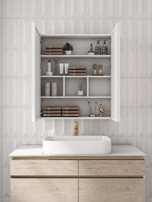 Picture of Lustra – LED Bathroom Mirror Cabinet with Multifunctional Storage