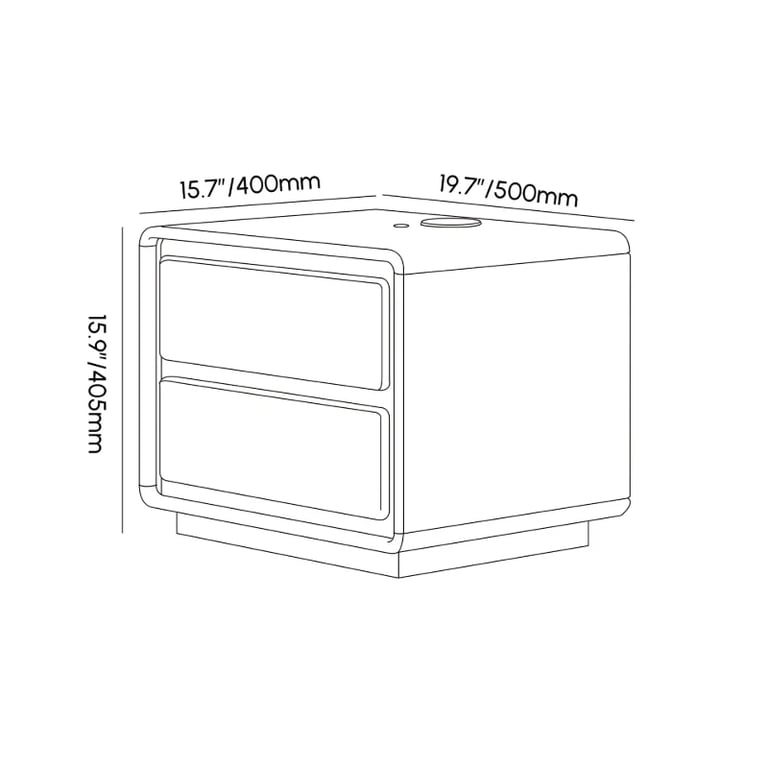 Picture of Céleste Natural Wood - Side Table.