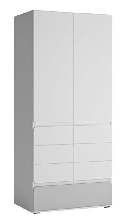 Picture of Auro – Natural Wood Youth Wardrobe with 2 Doors & Drawers