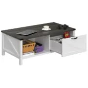 Learoy 4 Legs Coffee Table With Storage